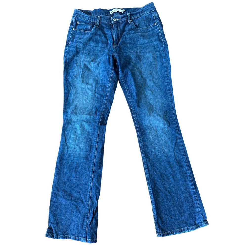 Levis 515 Bootcut Jeans Womens Size 10 Medium Wash Blue Denim Pants Mid Rise